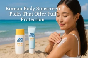 2025 Korean Skin Care Trends: Sunscreens, Toner Pads and Kimchi Makeup 5 korean-body-sunscreen-picks-that-offer-full-protection_koreanskincare.asia