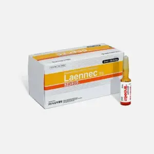 LAENNEC INJ 2 ml (1 box, 50 ampoules) | Injection indicated in catalog for improvement of hepatic function in chronic hepatic disease